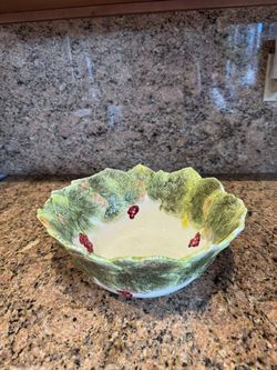Rare Better Homes and Garden Home interiors Grape bowel