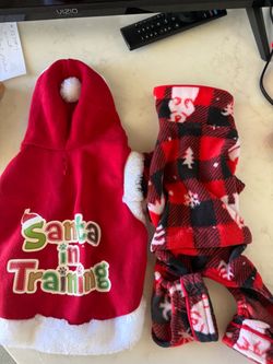 Christmas Outfits for a Small Yorkie $5 each will sell separately