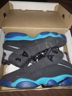 Nike Jordan 6 Ring black teal purple