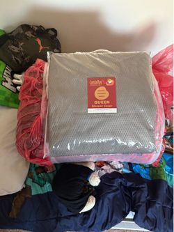 Queen size bed and bed cover