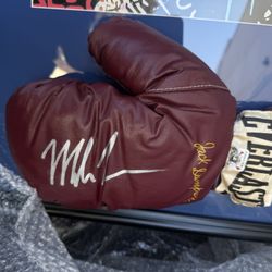 Mike Tyson Signed Glove Framed