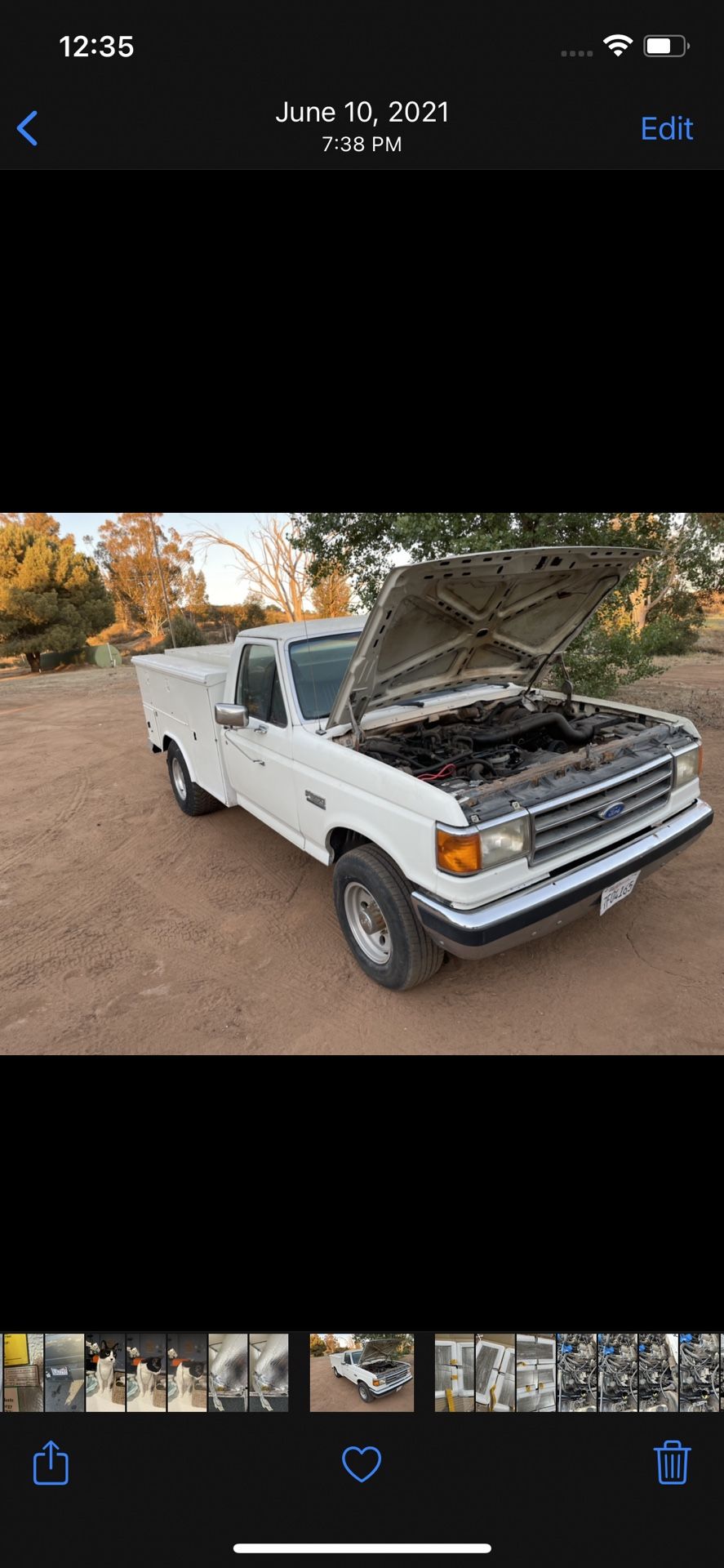 1989 F250 Utility Body 