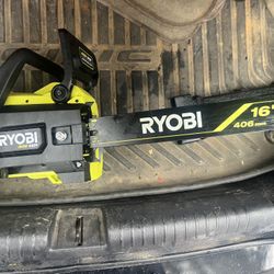 Ryobi 40v 16in cordless chainsaw obo