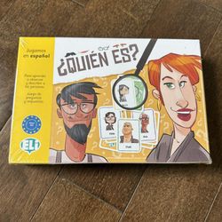 NEW - ¿Quién es? Spanish Game