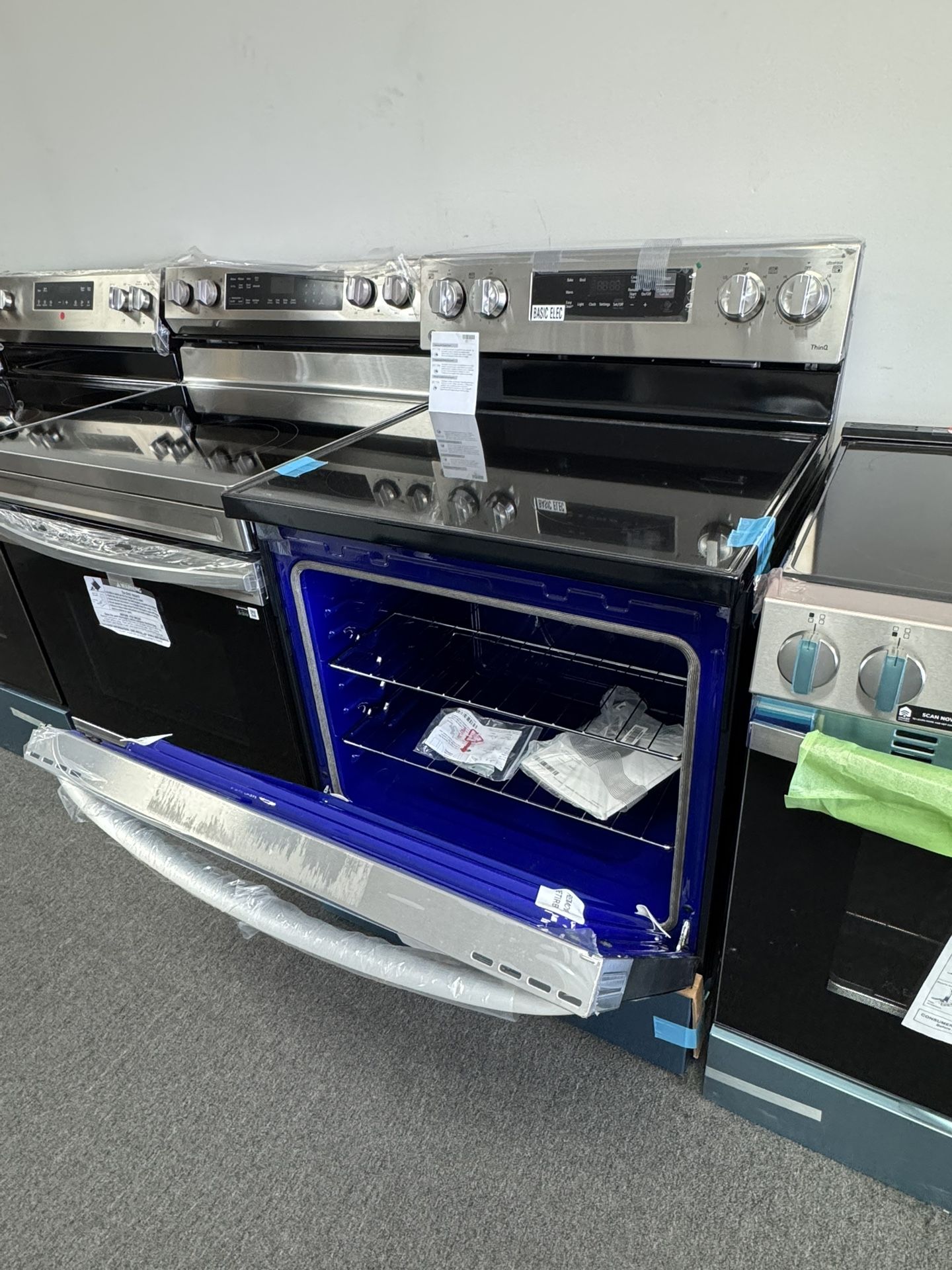 LG Electric Stove Stainless Steel