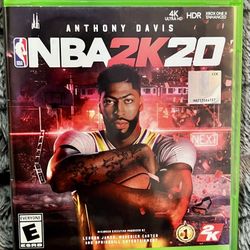 |Xbox One| Anthony Davis NBA 2K20| 4K Ultra HD| Xbox One X Enhanced| No Scratches| 