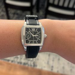 Women’s Black And Silver Guess Collection Watch