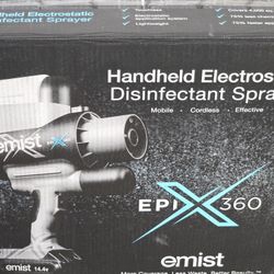 Emist EPIX360 Handheld Disinfectant Sprayer (New, Never Opened)