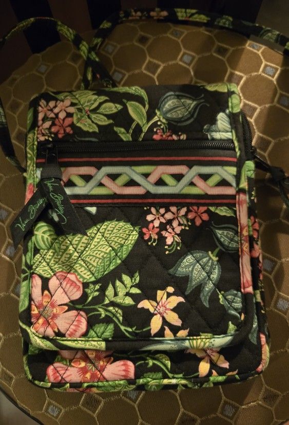 Vera Bradley Retired Botanica Crossbody Hipster Bag (Like New)