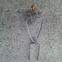 High Temperature metal clamp with polymer handles