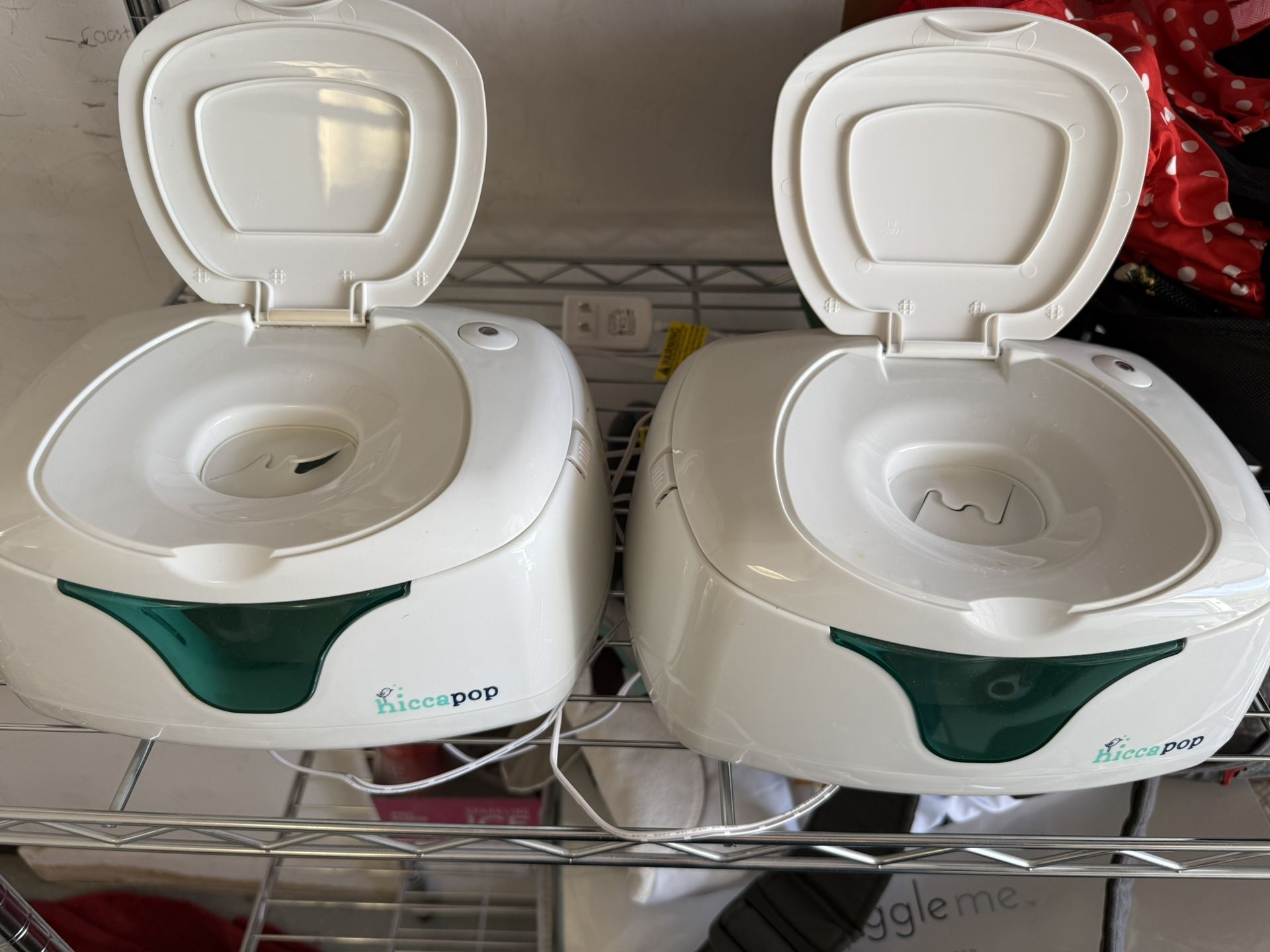 2 Hiccapop Baby Wipe Warmer (white)