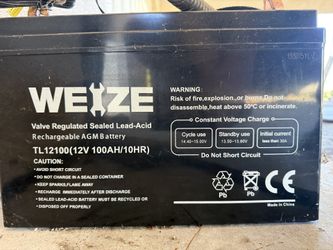 12v Deep Cycle Battery Lead Acid Sealed
