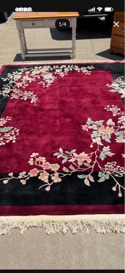 Beautiful handmade very thick area Rug 10 x 8