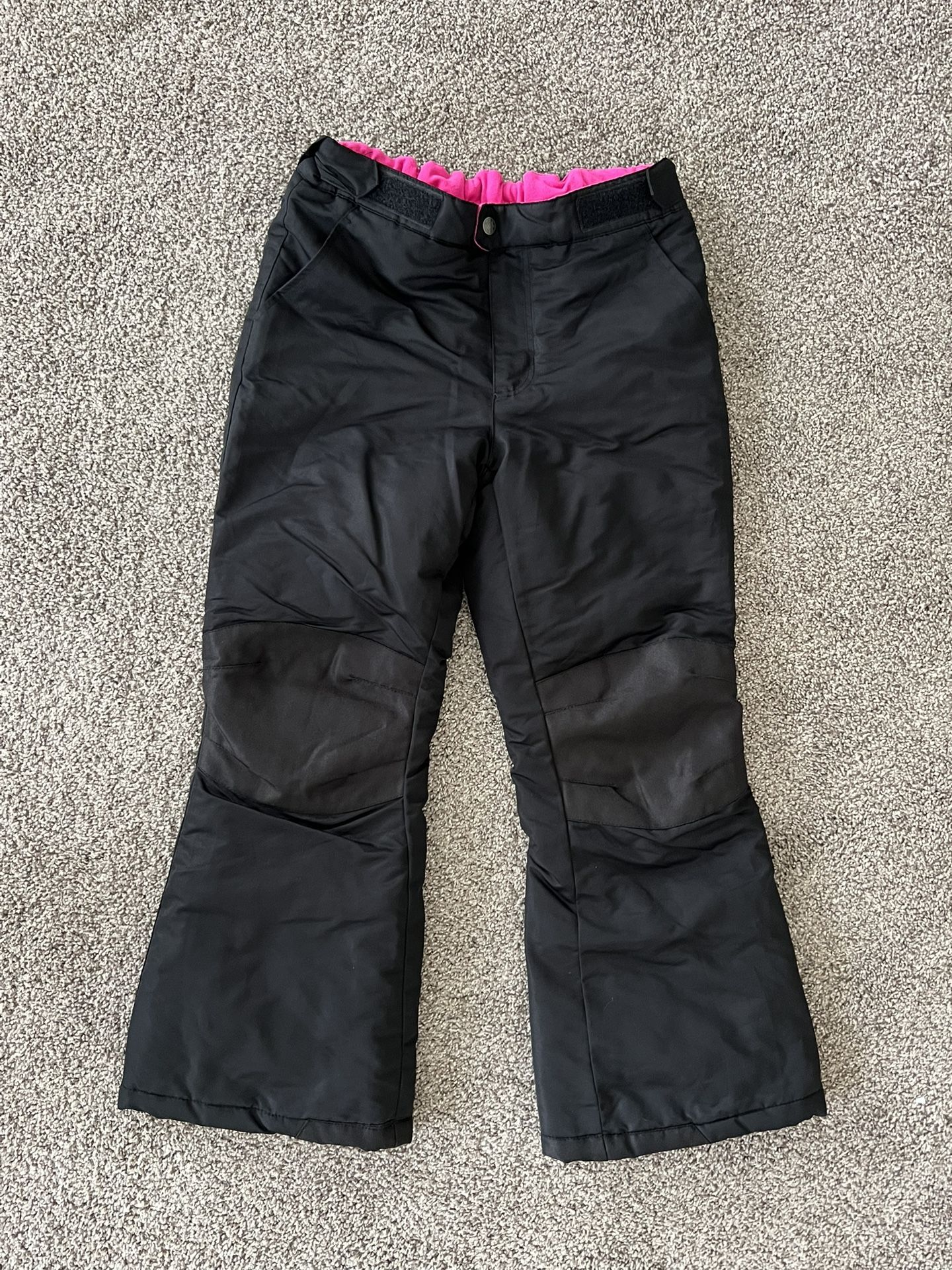 Swiss Tech Snow Pants Black & Pink kids Size 10-12