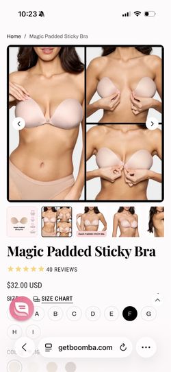 BOOMBA - Sticky Bra Size F