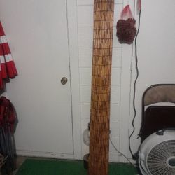 Bamboo Coverings, brings lots Of Shade and Keeps the Flies out.