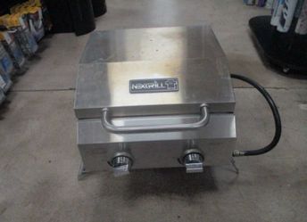 Used Nexgrill 2 Burner Portable Table Top Propane Grill