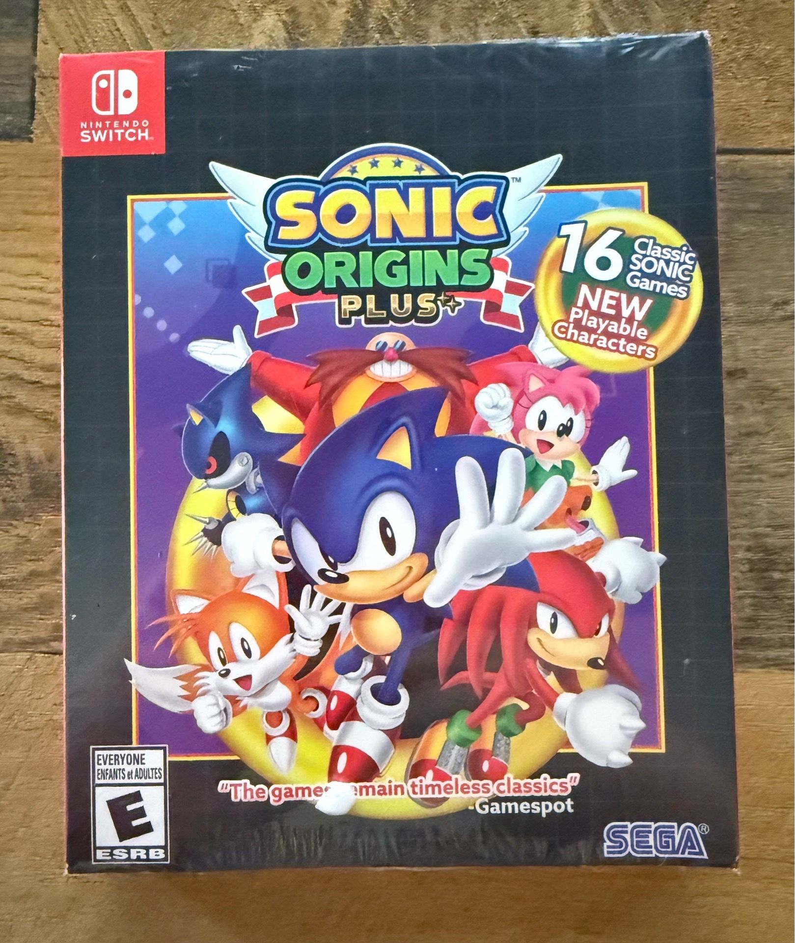 Sonic Origins Plus Day one Edition- Nintendo Switch (SEALED)