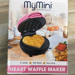 My Mini Heart Waffle Maker