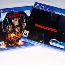 PS4 Game Bundle - The Quarry / Hitman 3