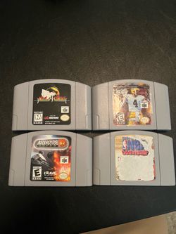 Nintendo 64 Games - Mortal Kombat 4 - Asteroids 64 - Sports Games