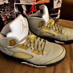 Air Jordan 5 Retro Jade Horizon Size 9.5