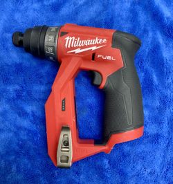 Milwaukee 2505-20 12v Fuel Brushless M12 Drill Driver 3/8 Inch 10mm Installation Tool Construction Job Site Professional DIY Home LED Light Handheld