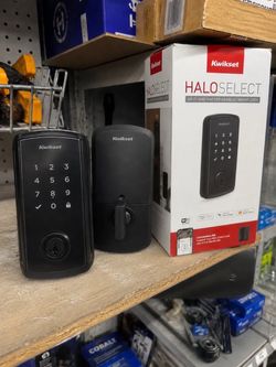 Kwikset HALO Select Touchscreen Wi-Fi & Matter Smart Lock Deadbolt ā Matte Black ā SOLD AS IS