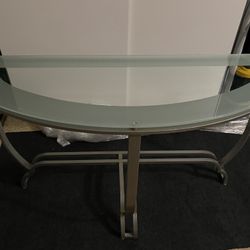 Glass Console Table 