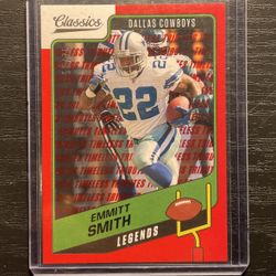2021 Panini Classics Football Gloss Emmitt Smith Football Card #127