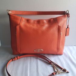 Coach Pebble Leather 2 Way