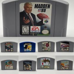 N64 Lot Of 10 Nintendo Video games