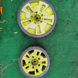Ryobi electric mower wheels $45
