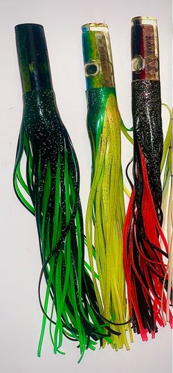 (Set of 4) Vintage Zukers & CA Lures High-Speed Offshore Trolling Lures Like New