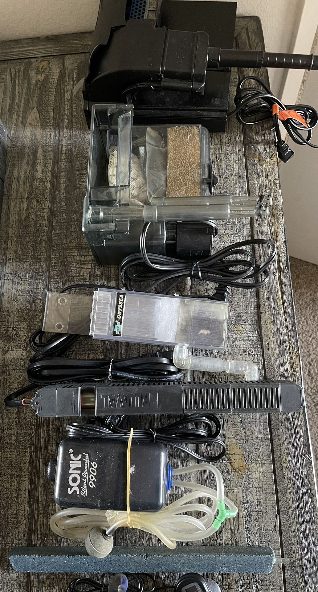 Aquarium Filters , Heater , Air Pump 