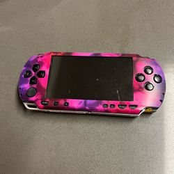 Custom PSP 1000 with 2 Batteries, Travel Case, Headphones, 2gb Memory Chip And Charging Cord