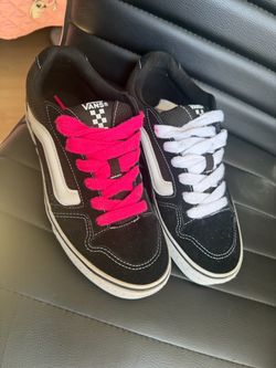 Vans Black Suede Low-Top Sneakers