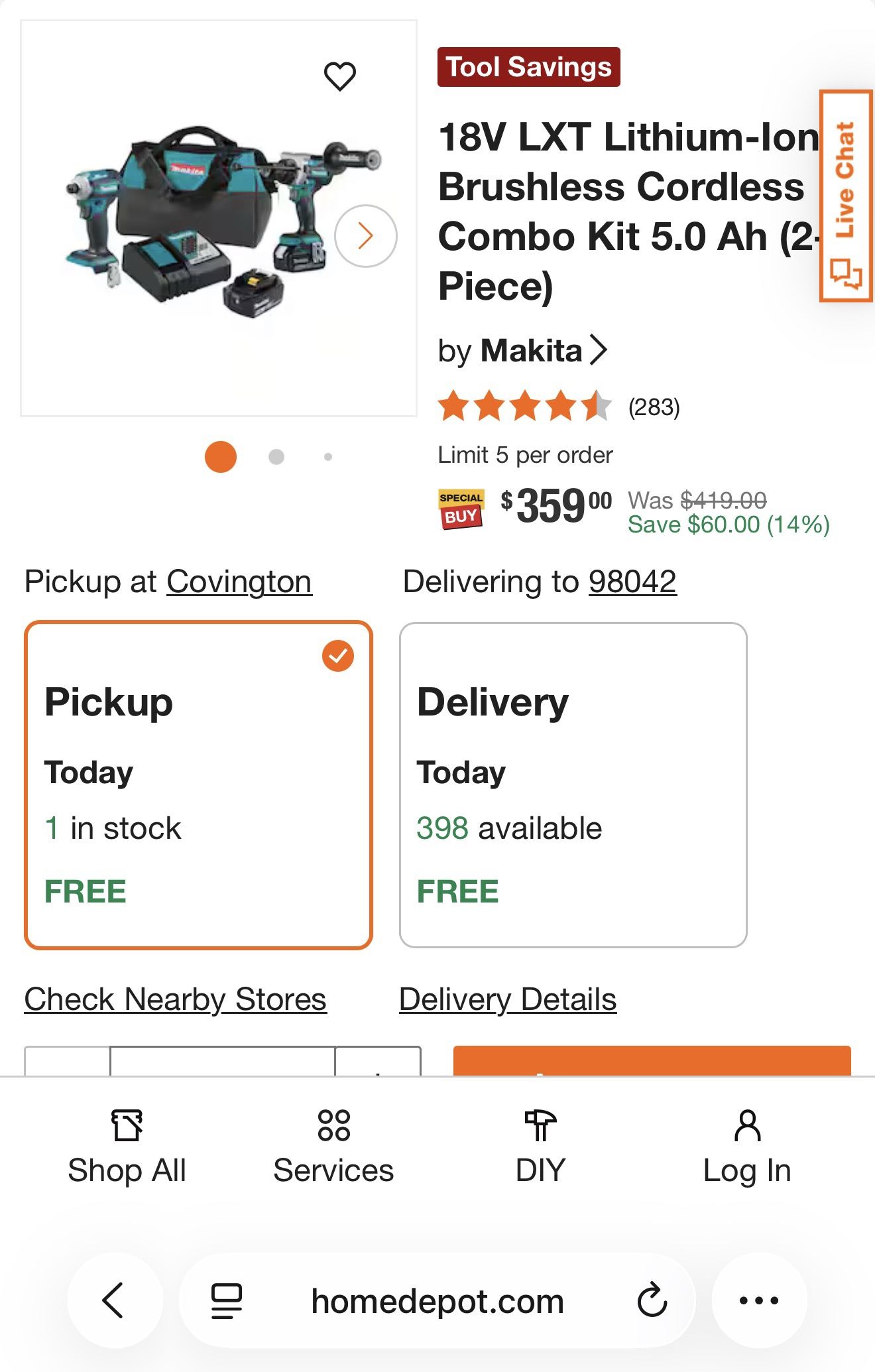 Makita Drill Driver Kit