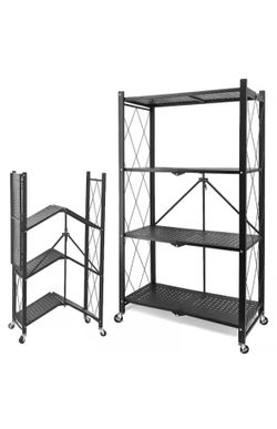 Foldable bookshelf, organizer