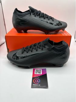 MSRP $160 Nike Zoom Vapor 16 Pro FG Black Soccer Cleats Mens Size 7.5 New!