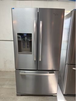 Whirlpool French Door Bottom Freezer Refrigerator With Warranty