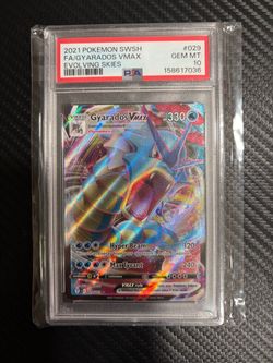 PSA 10 POKEMON SWORD & SHIELD EVOLVING SKIES /GYARADOS VMAX 2021