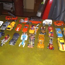 Assorted Hot Wheels,  Matchbox, Mattel
