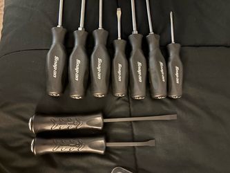 Snap on screw driver set black
