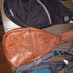 Backpack Sling Bag. Cross Chest .