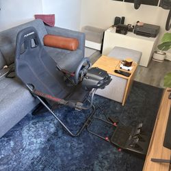 Logitech G29 Wheel + Playseat Challenge Racing Sim 