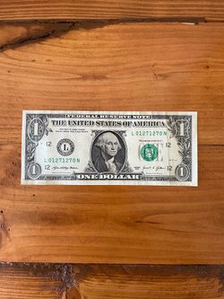 $1 fancy serial # 01271270