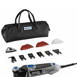 Dremel Corded 3.5-Amp Variable Speed 17-Piece Oscillating Multi-Tool Kit with Soft Case

