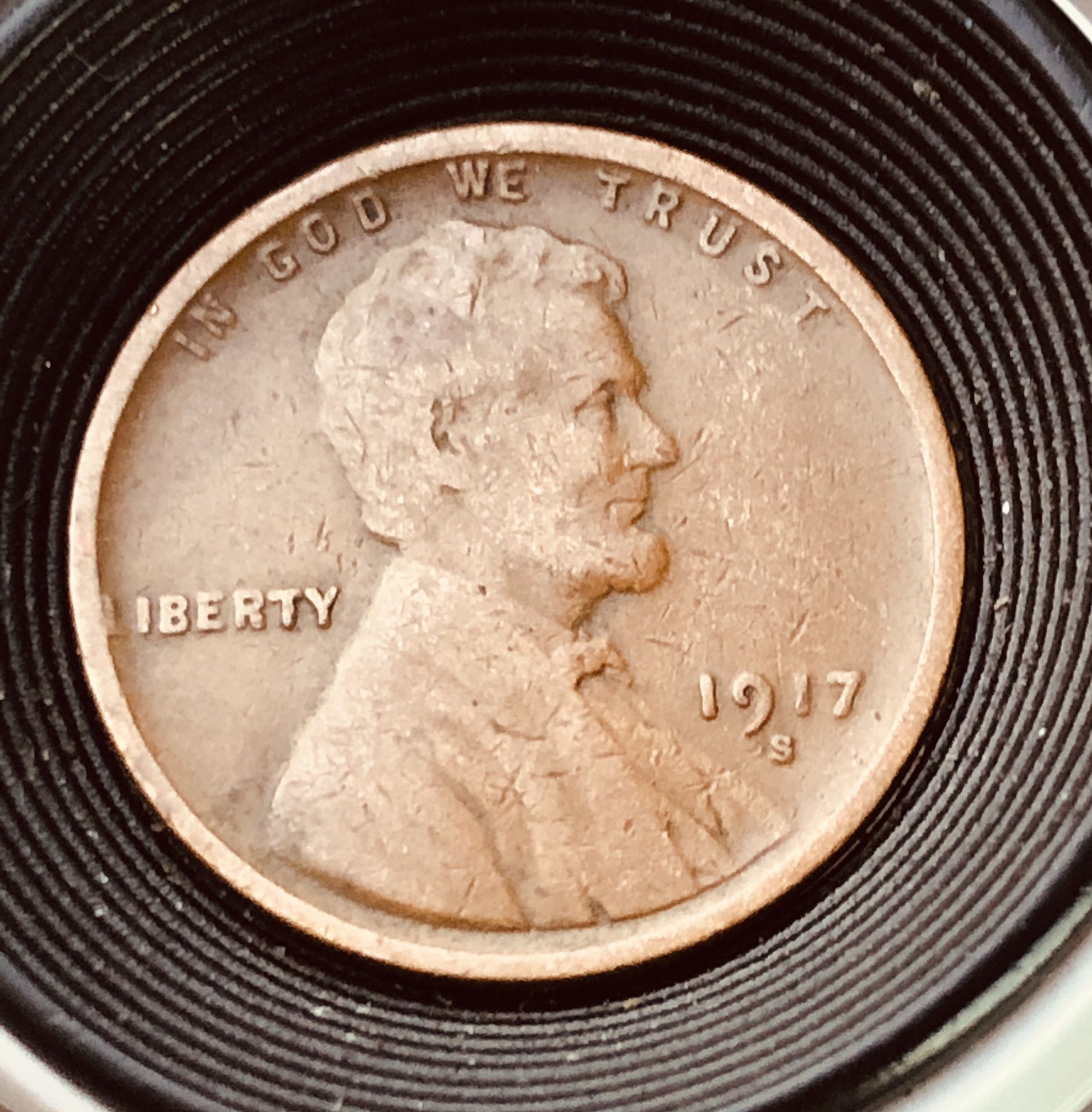 1917 S Lincoln Cent Early Small Penny  VG