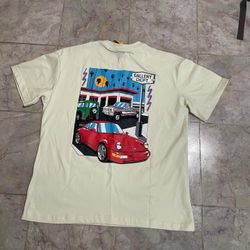 Gallery Dept Drive Thru Boxy Fit Tee Cream 